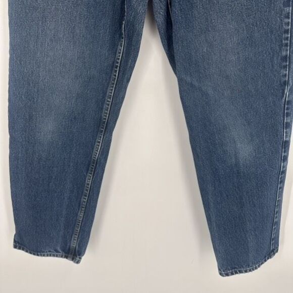 L.L. Bean Double L Faded Jeans Original Fit Size 14 Mom Jeans Hi Rise Medium Was - Picture 8 of 11